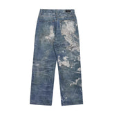 Y2K Ripped Patchwork Jeans